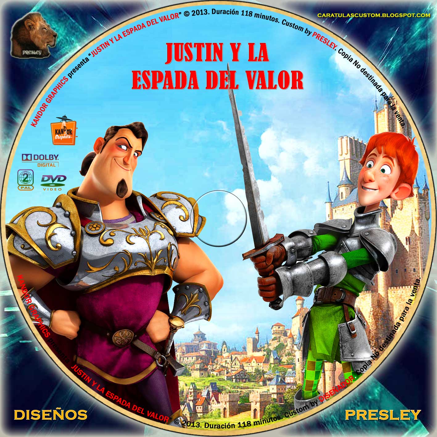 CARATULAS CUSTON GALLETA JUSTIN Y LA