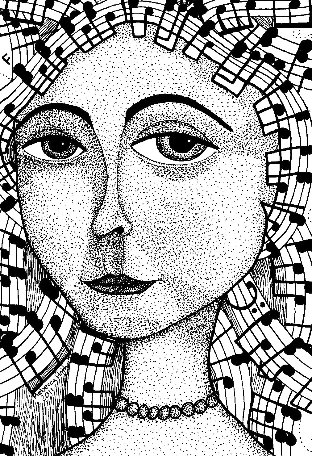 Pen and Ink Art Class Pen & Ink Artwork by Rebecca Anthony