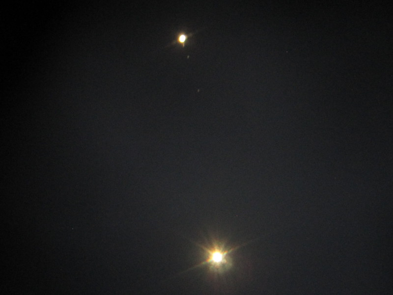 Venus and Jupiter at Closest Approach (Sunday August 28, 2016