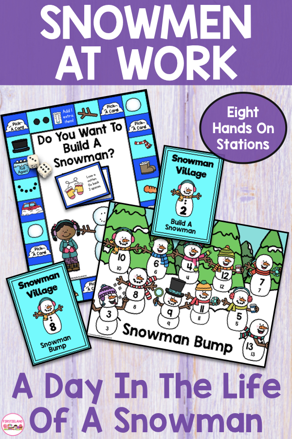 firstieland snowmen at work