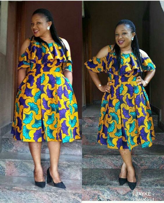 Chic and Stylish Ankara Short Gown Styles for Beautiful Ladies ...