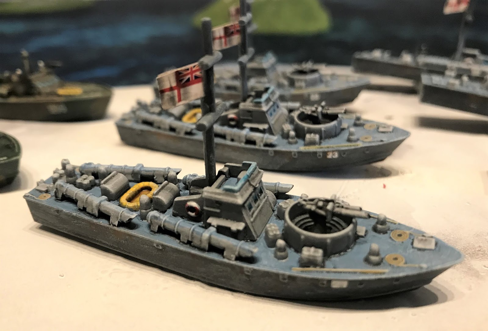 Tim's Tanks Warlord Games Cruel Seas Finished Boats