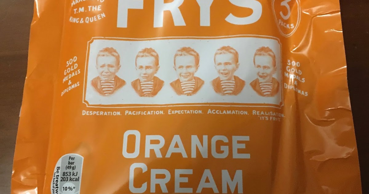 FOODSTUFF FINDS Fry’s Orange Cream itsback (Poundland) By Cinabar
