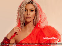 kim kardashian hot, 60 plus wallpapers hd, 2019, kim kardashian as blonde babe in red wear