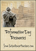 Reformation Day Resources from SchoolhouseTeachers.com on Homeschool Coffee Break @ kympossibleblog.blogspot.com