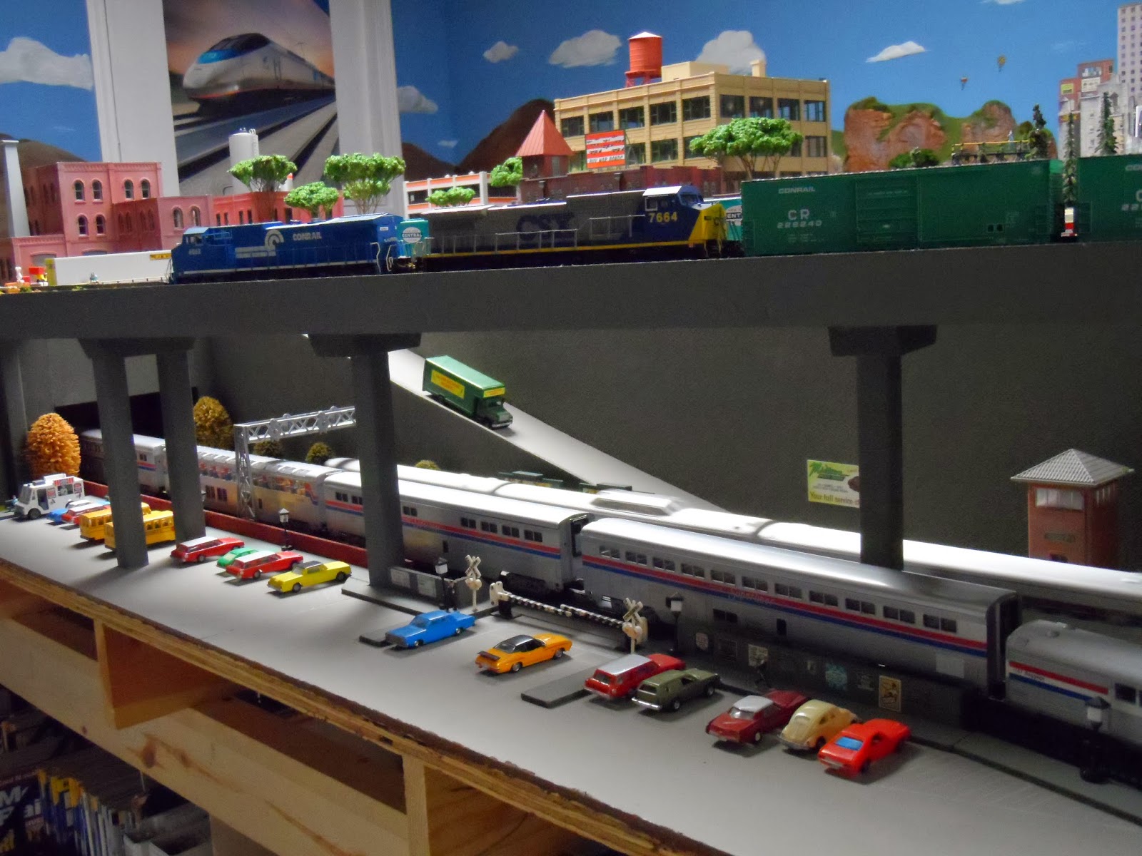 New York Central Train Layout Amtrak Train 91 / 92 "Silver Star"