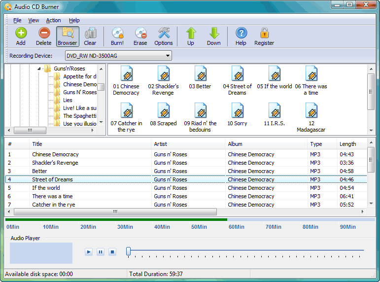 AbyssMedia Audio CD Burner 4.5.0.0 Free Download BLOGERSKEY