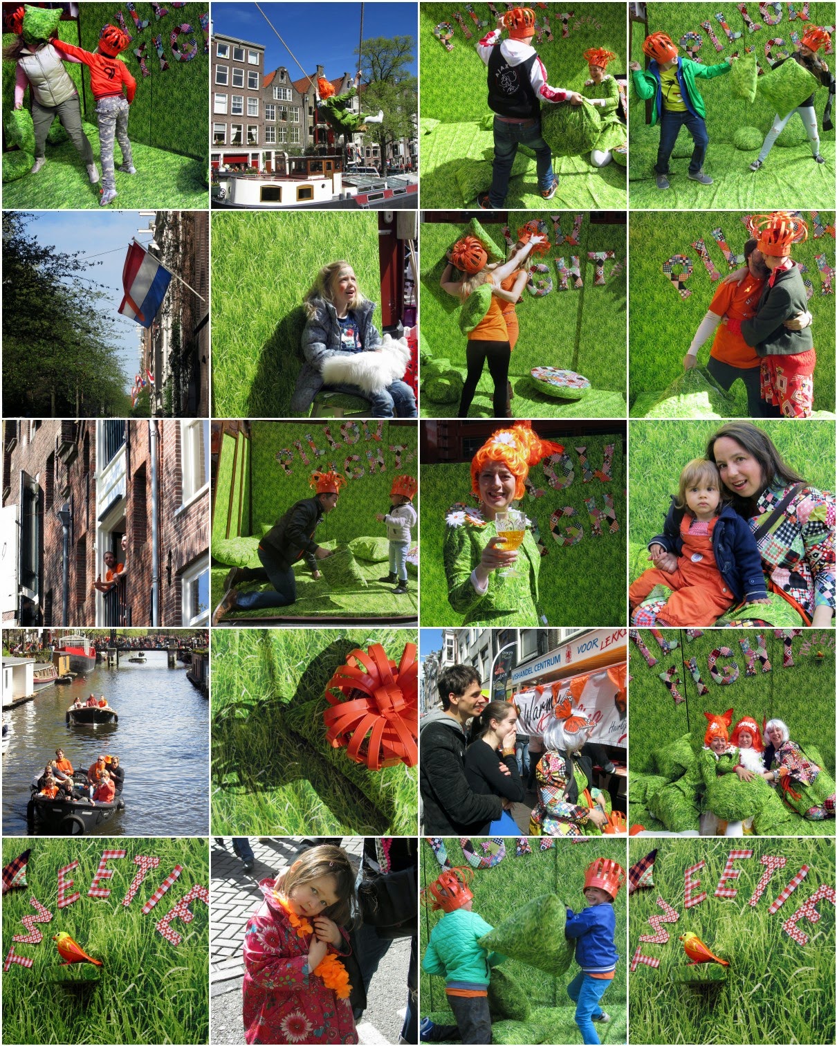 mosaic of King's Day 2015