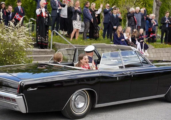 Crown Prince Haakon, Crown Princess Mette-Marit, Princess Ingrid Alexandra and Prince Sverre Magnus