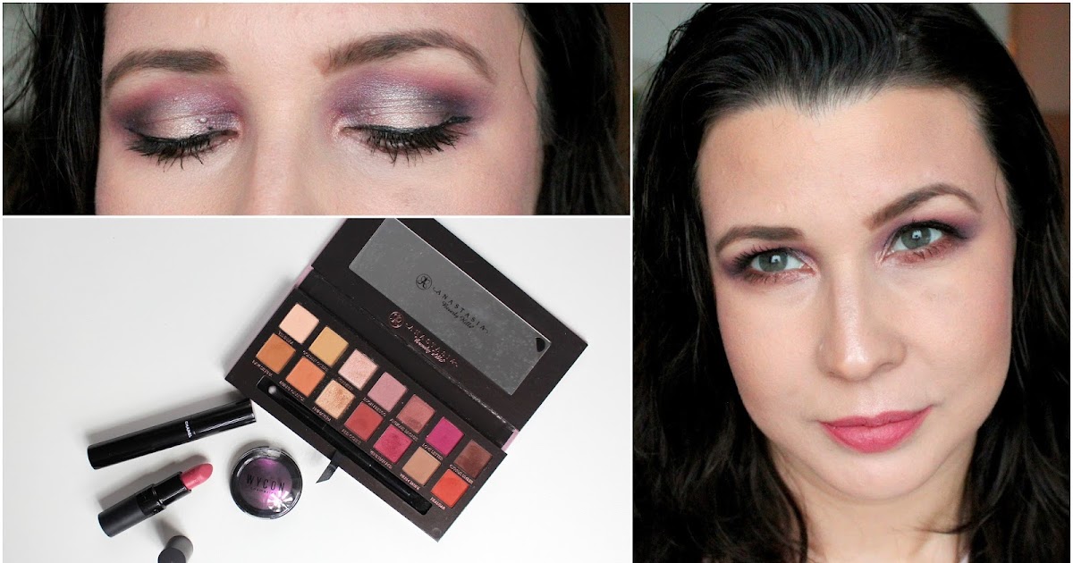 Makeup │ Plum, Champagne & wet hair [Monday Shadow Challenge ...