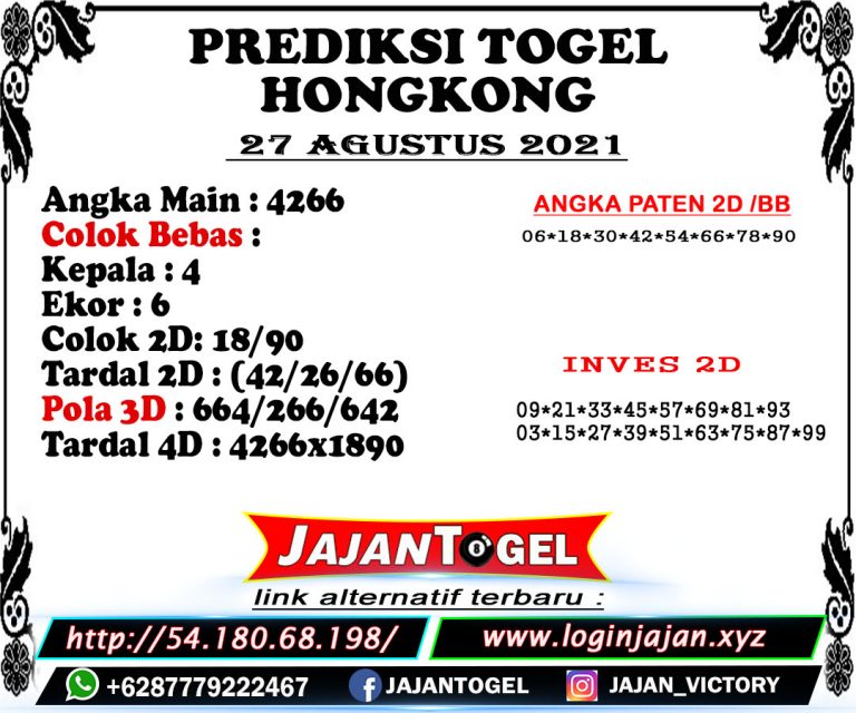 Prediksi Angka Main Hongkong Selasa Hari Ini