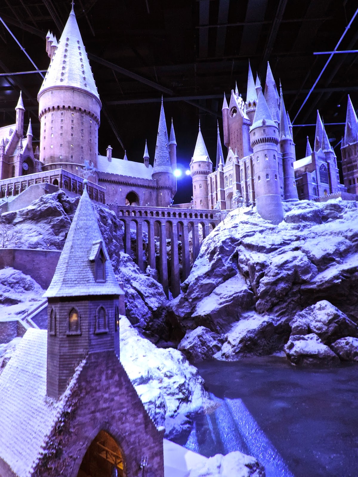 Of Golden Roses Hogwarts in the Snow Warner Brothers Studios