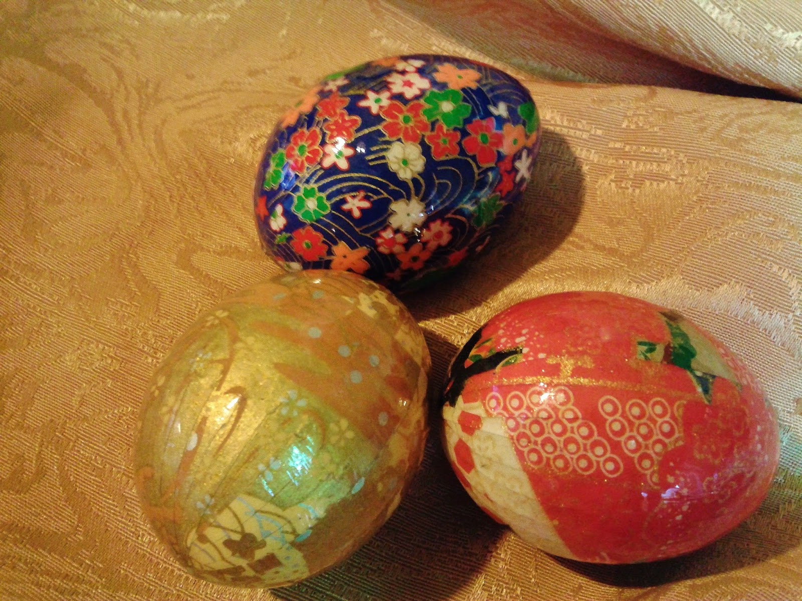 Taller de Washi Eggs Espacio Coronado