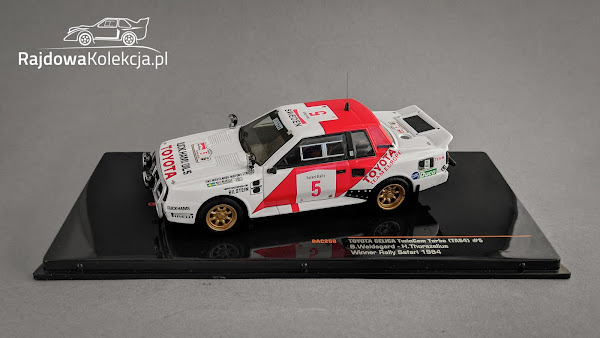 IXO RAC258 Toyota Celica TCT, Safari Rally 1984, B. Waldegard / H. Thorszelius