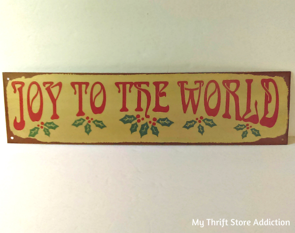Joy to the World sign