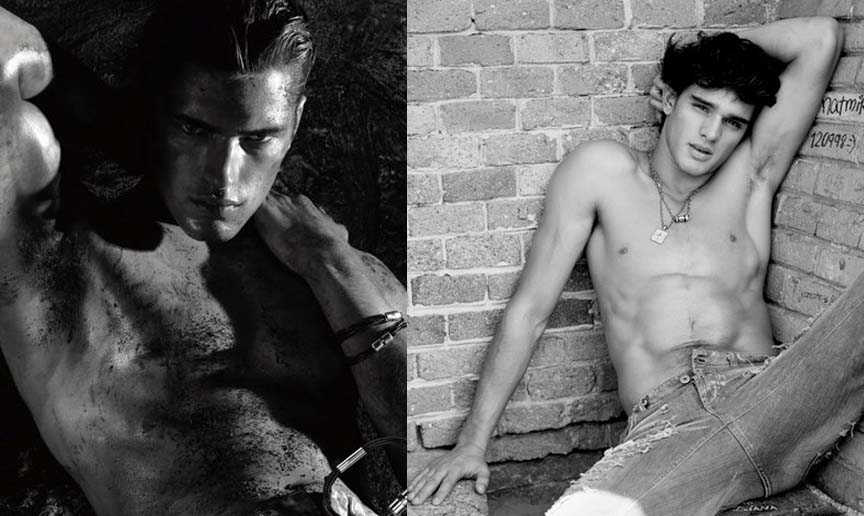 IT'S A WALK OFF: male models.
