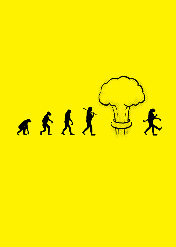 #7. A Hard-hitting View of Nuclear Evolution - 15 Funny Cartoons To Prove Evolution Has A Twisted Sense Of Humor. #7. A Hard-hitting View of Nuclear Evolution - 15 Funny Cartoons To Prove Evolution Has A Twisted Sense Of Humor.