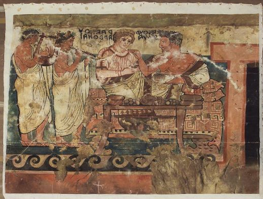Quotidiano Honebu di Storia e Archeologia: Tarquinia, civiltà etrusca.  Iscrizione funeraria etrusca della 