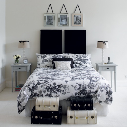 Interior Design 2013: Diseño de Dormitorios Pequeños en colores Blanco