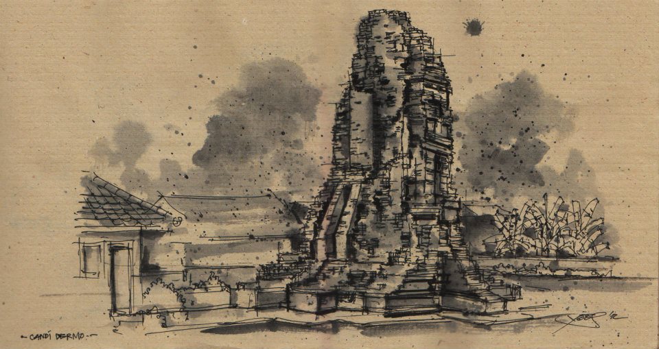 Urban Sketchers Indonesia Candi Candi Di Masa Kerajaa - vrogue.co