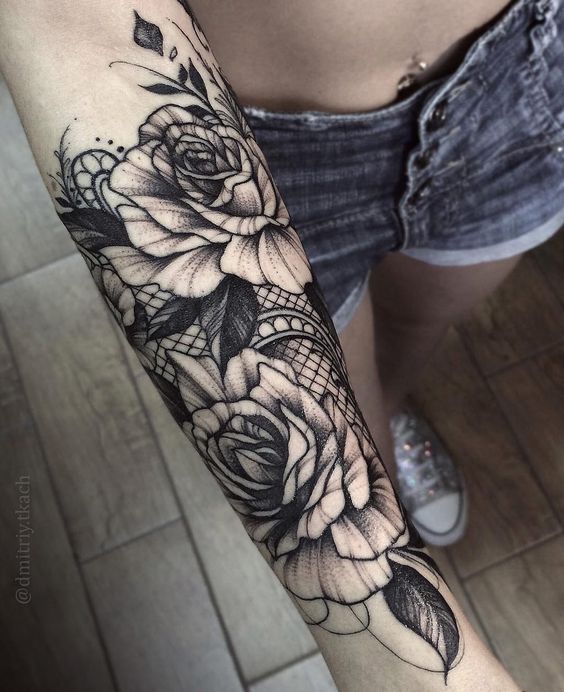 Lace Tattoo Ideas