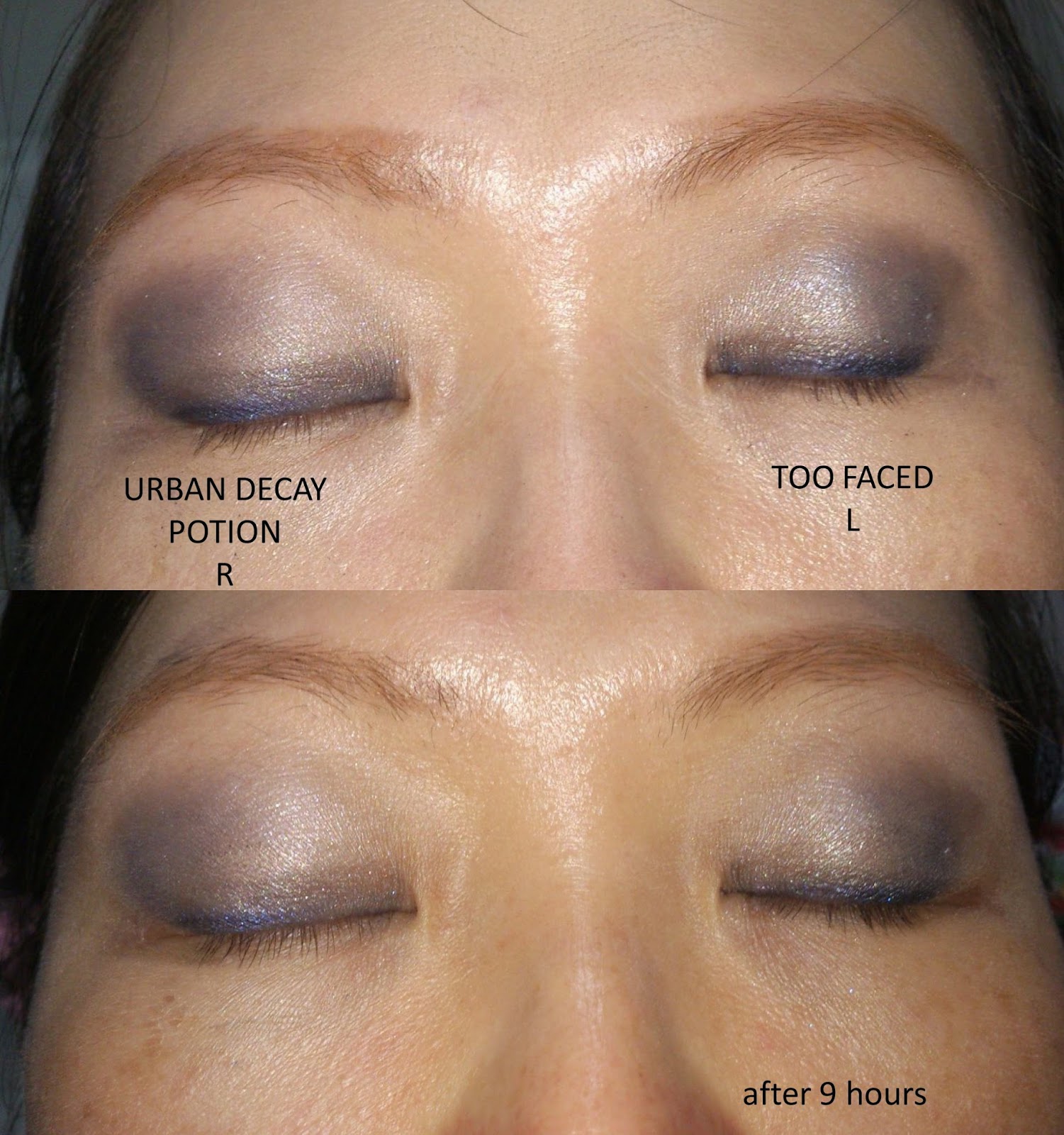 Eyeshadow primer decay urban too vs jl journal experiment taken faced JL Journal: Eyeshadow primer - Urban Decay vs Too Faced