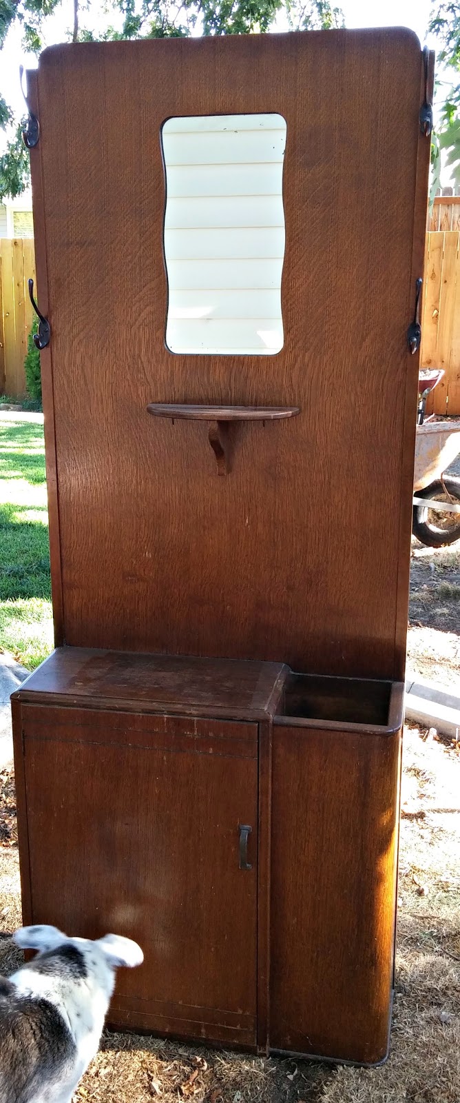 Hall Tree Makeover Little Vintage Cottage