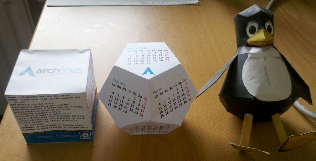 Calendario Arch Linux 2013 El blog de pico.dev