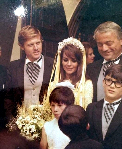 Boda con Gregson, el padrino; Robert Redford