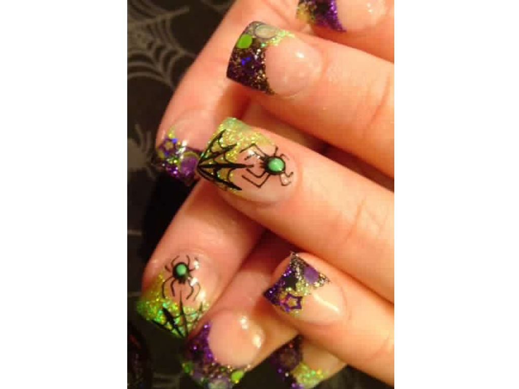 4. Halloween Claw Nail Art - wide 4