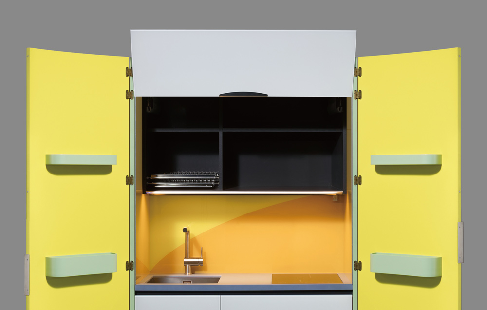 Una micro cucina per piccoli spazi, senza rinunciare a ...