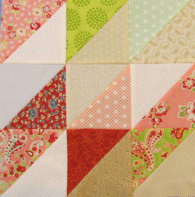 Quilt pattern Block of the Month Slanted Diamonds Tutorial