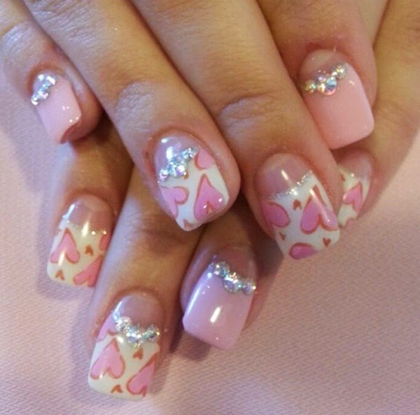 45 Awesome Heart Nail Art Designs To Inspire You - Fine Art and You