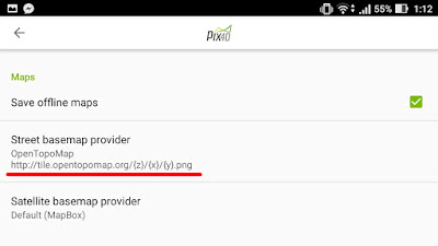 pix4dcapture setting street basemap provider opentopomap настройки провайдер базовой карты
