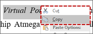 Cut dan Copy menggunakan klik kanan pada mouse