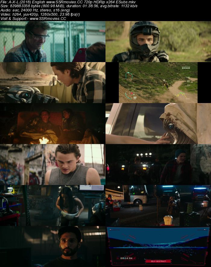 AXL (2018) English 720p HDRip 300MB Full Movie Download