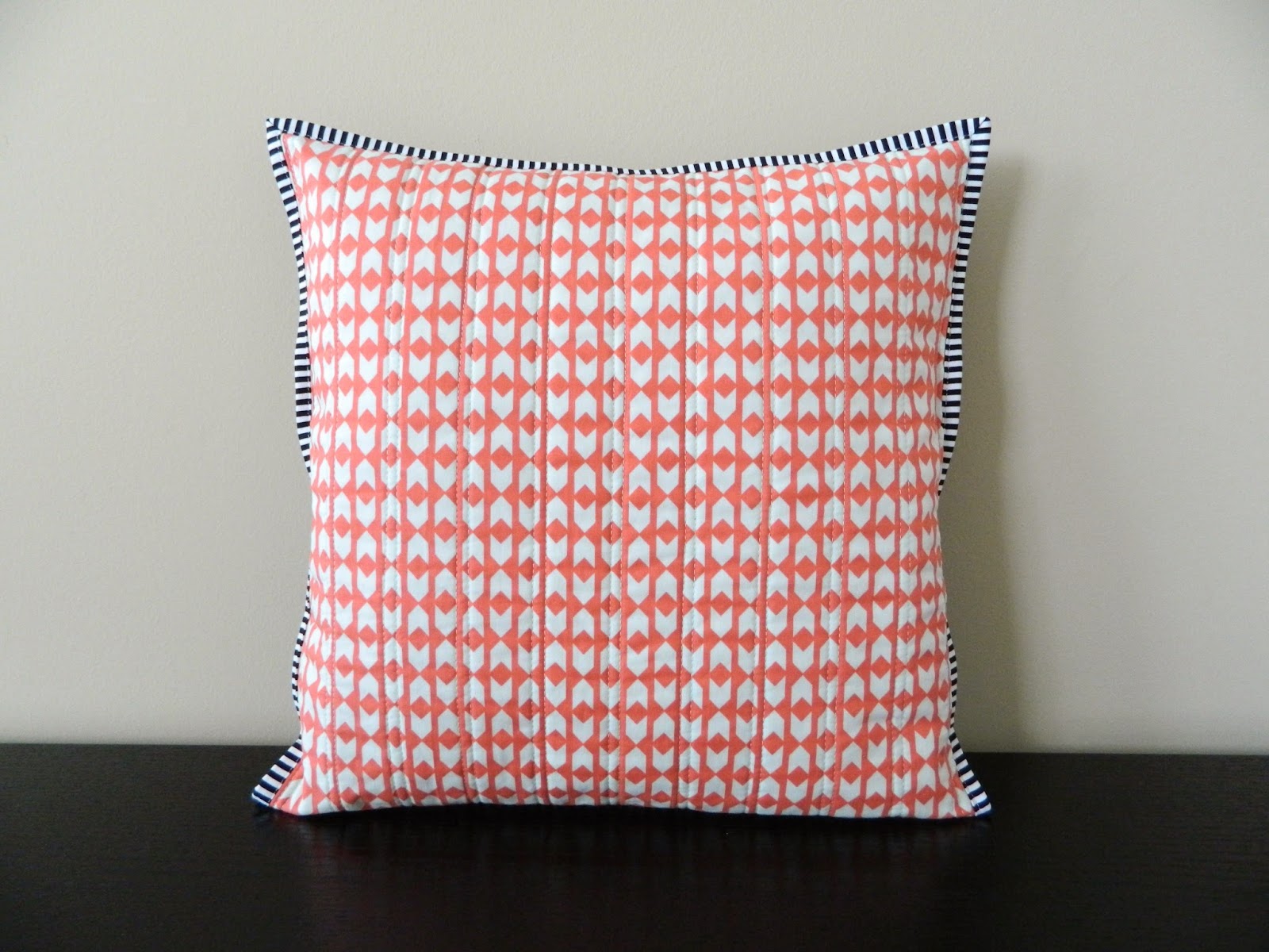 whole cloth quilted pillow cover {a tutorial}