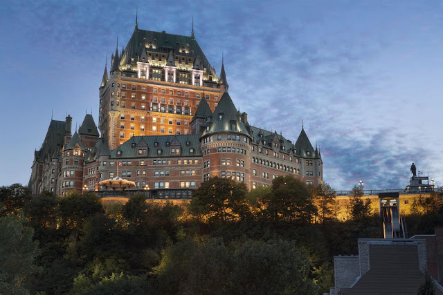 The Fairmont Le Château Frontenac offers breathtaking views, historic architecture, and luxury hotel accommodations in Old Quebec City.