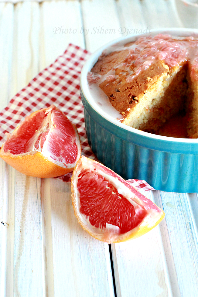 Miel Et Epices Gateau Reconfort Au Pamplemousse Rose Et Amande Amere