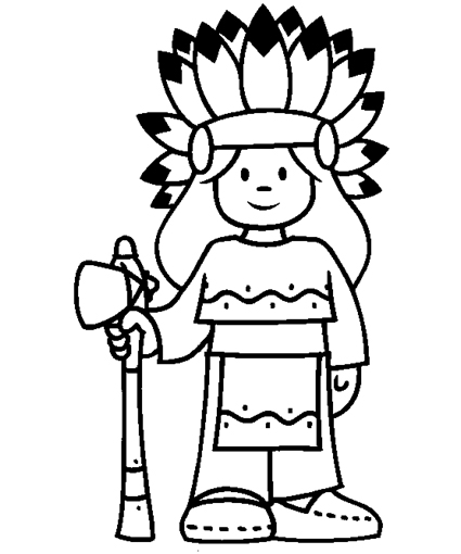 native american indians coloring pages - photo #34