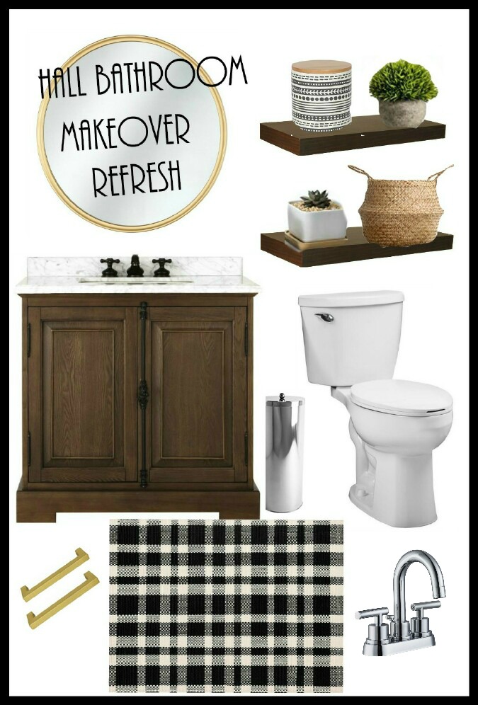 The Hall Bathroom Makeover Refresh Has Started + A Few Changes