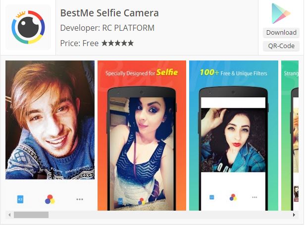 Image result for تطبيق BestMe Selfie Camera