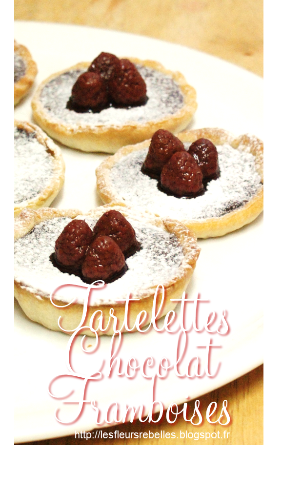 Recette tartelettes chocolat framboises
