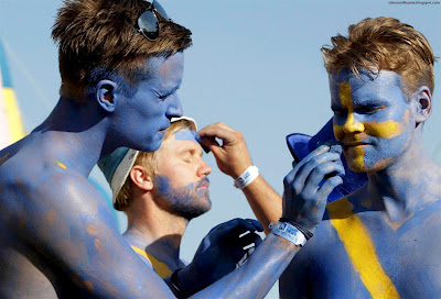 100% Swedish Fans Euro 2012 Sweden Hd Desktop Wallpaper