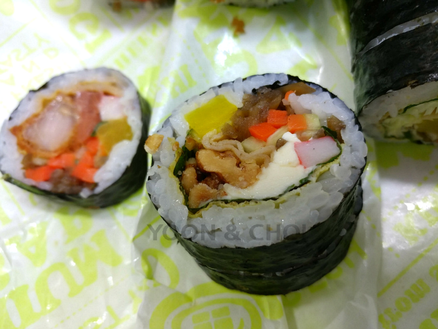 Seoul Gimbap at Yangjae Station/ 'Korean style fast food' Chicken mayo