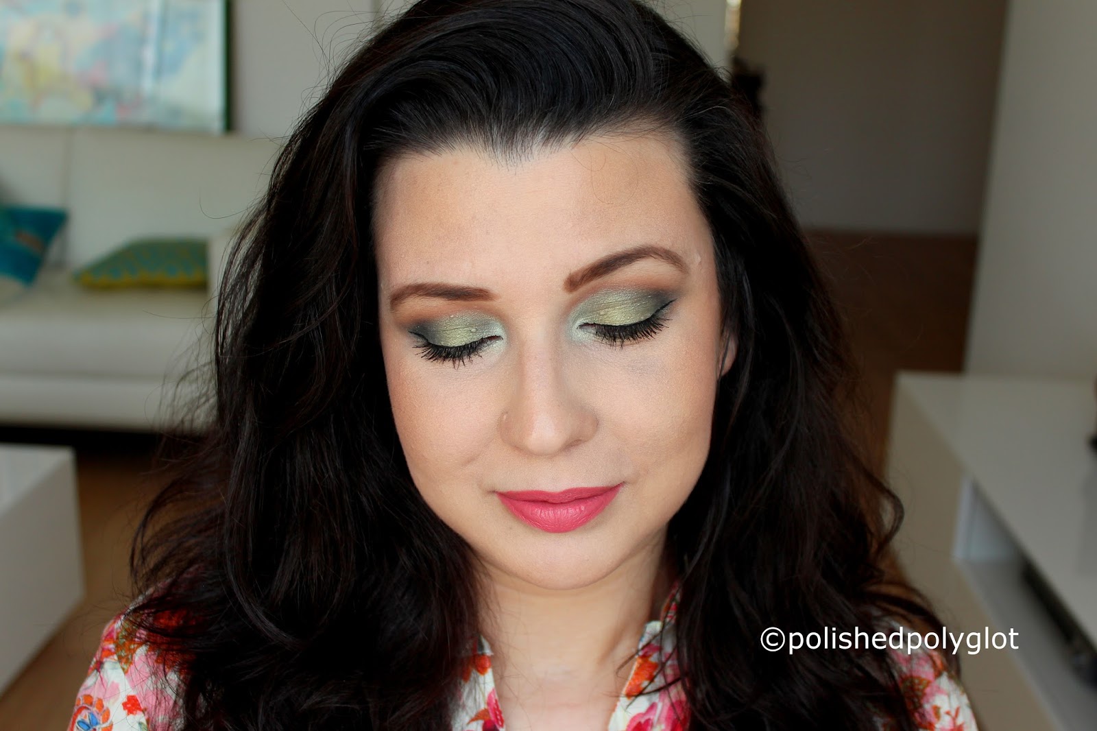 Shopping my stash │Tropical inspired Makeup Look with Dior 'Peacock' / Polished  Polyglot
