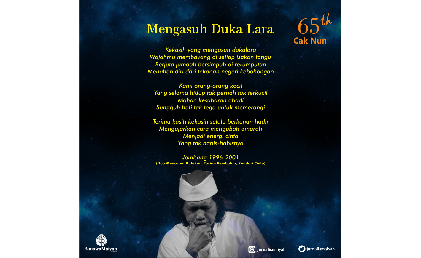 Koleksi Gambar Terbaru 2 Puisi Cinta Cak Nun Koleksi Gambar Terbaru 2 Puisi Cinta Cak Nun