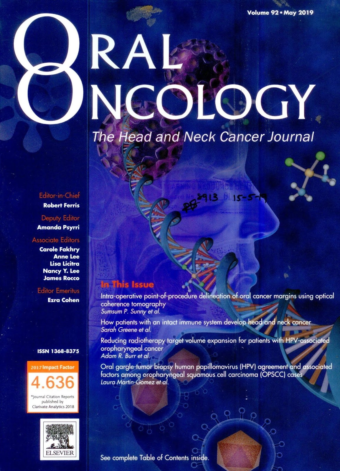 https://www.sciencedirect.com/journal/oral-oncology/vol/92/suppl/C