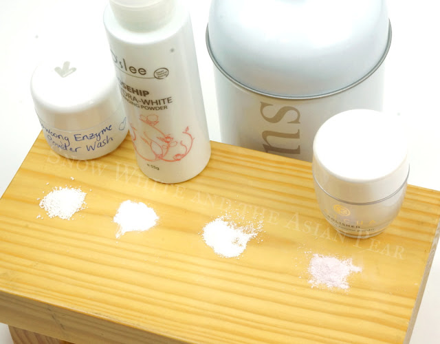 Korean beauty powder cleanser