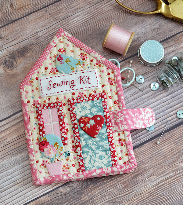 Down Grapevine Lane Tilda sewing kit house